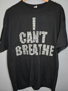 "I Cant Breathe" T-Shirt-Mens XL-Black Lives Matter/BLM-SJW/Protest/Activist